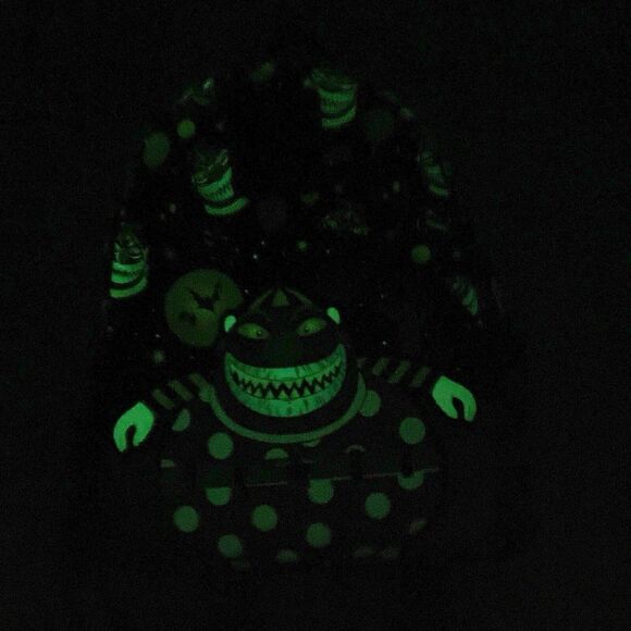 Loungefly Nightmare Before Christmas Clown Backpack Glows In The Dark Exclusive - Picture 2 of 16